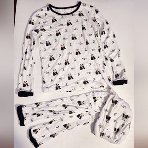 Kyte Baby Toddler Pajamas Black and White Zen Size 7T